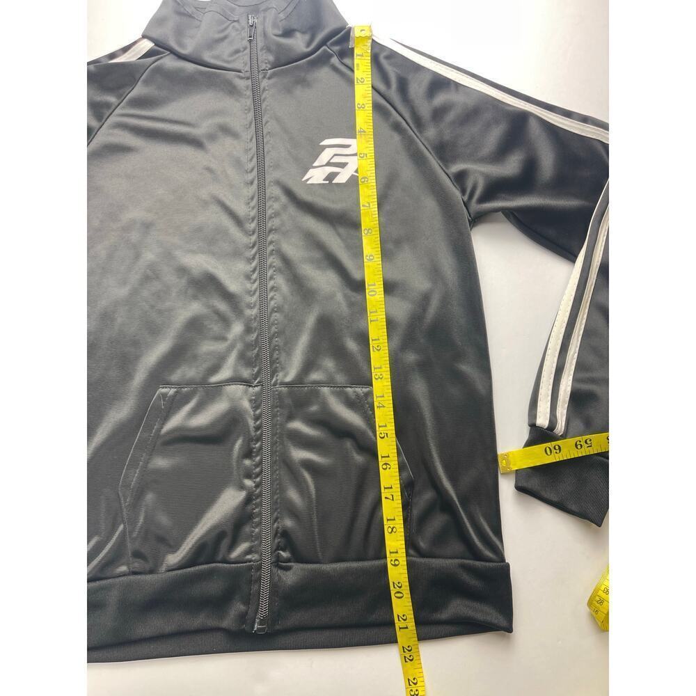 Pro Athlete Boys' Black Zip-Up Jacket - Size 12 - Lightweight - Picture 3 of 6